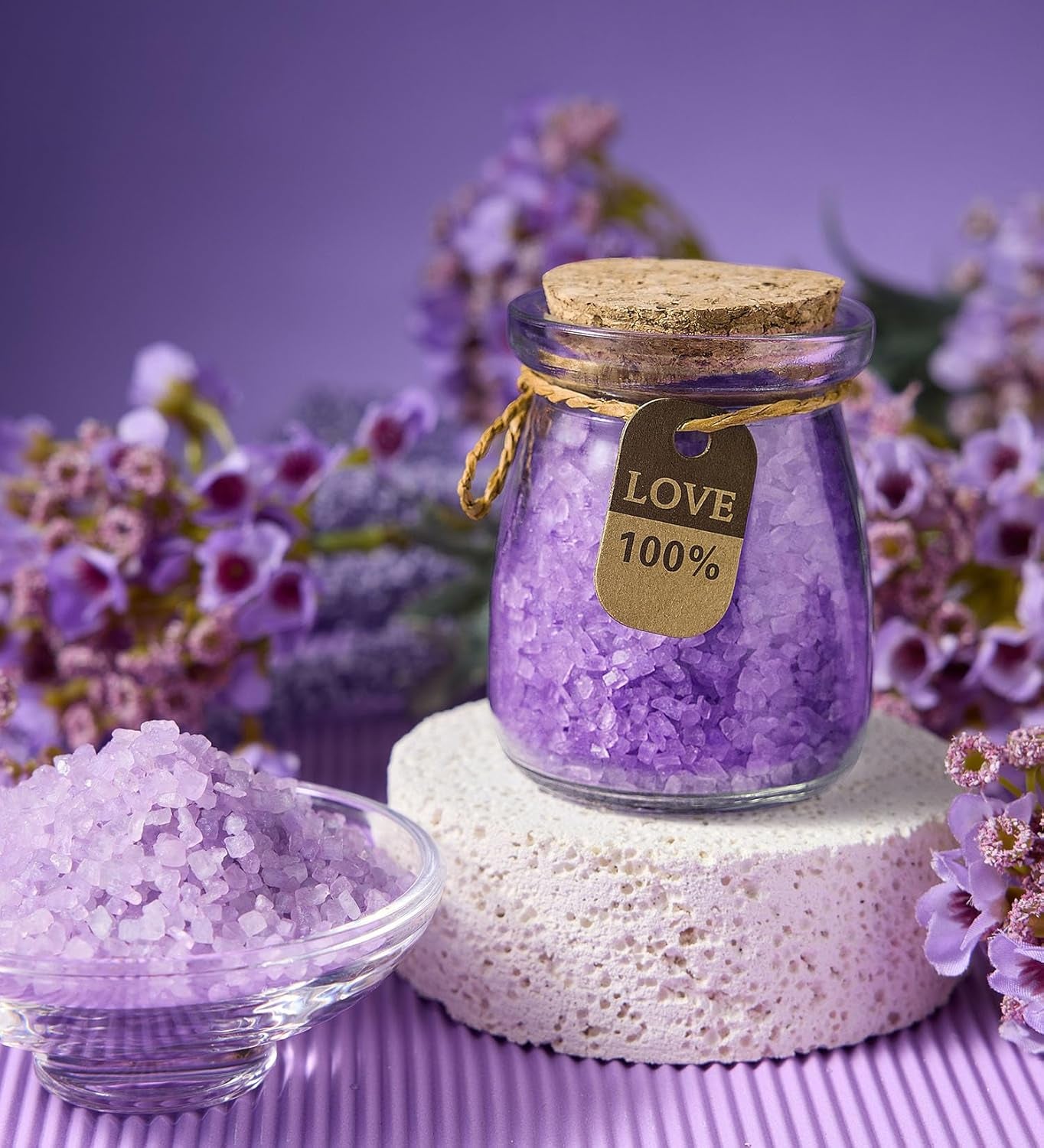 Gifts for Women Mom Wife Her, Unique Birthday Mother'S Day Thank You Gift for Women, Best Friend, Lavender Spa Bath Gift Basket Set for Her, Self Care Get Well Retirement Appreciation Gifts